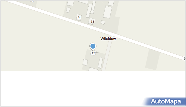 Witoldów, Witoldów, 32, mapa Witoldów