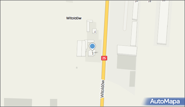 Witoldów, Witoldów, 3, mapa Witoldów