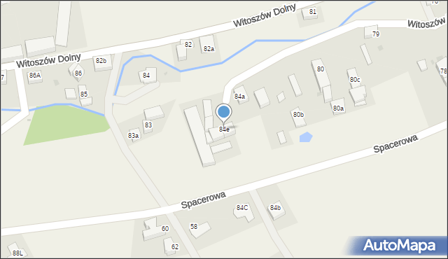 Witoszów Dolny, Witoszów Dolny, 84e, mapa Witoszów Dolny
