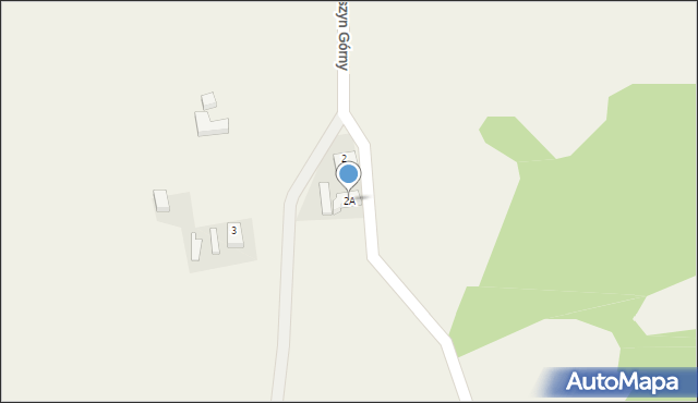 Witoszyn Górny, Witoszyn Górny, 2A, mapa Witoszyn Górny