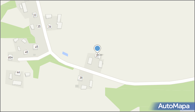 Witów, Witów, 37, mapa Witów