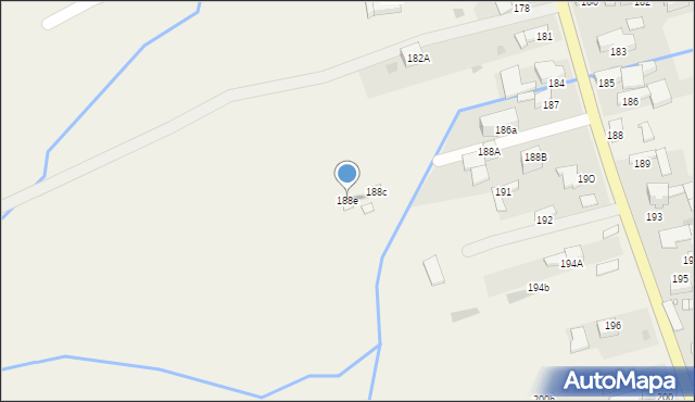 Witów, Witów, 188e, mapa Witów