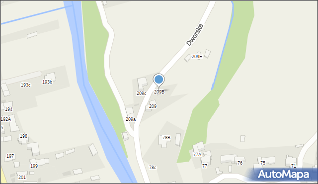 Witów, Witów, 209B, mapa Witów