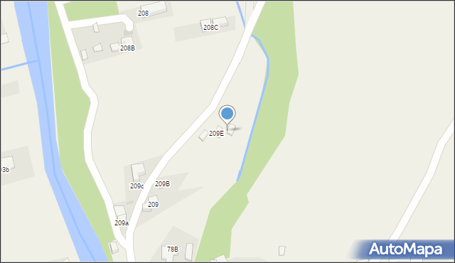 Witów, Witów, 209F, mapa Witów
