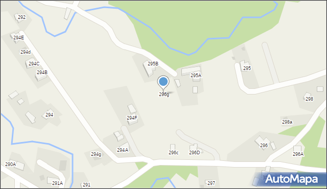 Witów, Witów, 296g, mapa Witów