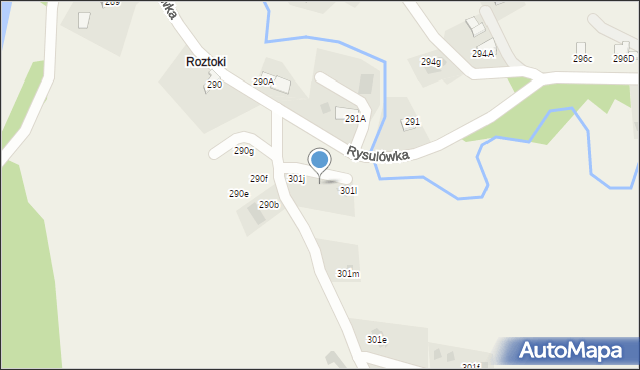 Witów, Witów, 301k, mapa Witów