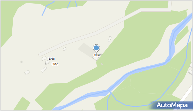 Witów, Witów, 306A, mapa Witów