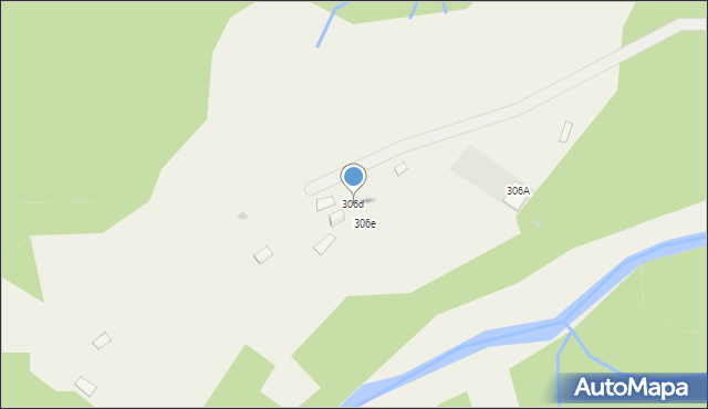 Witów, Witów, 306d, mapa Witów