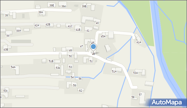 Witów, Witów, 48, mapa Witów