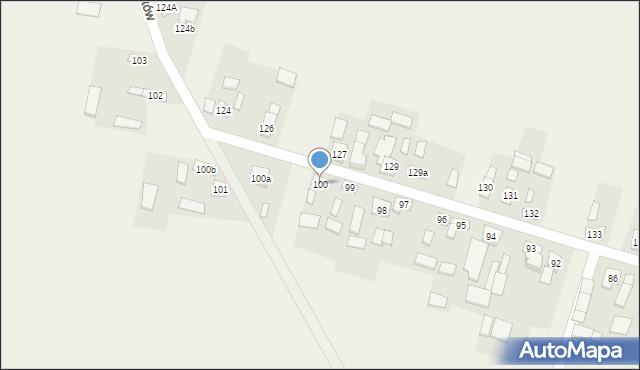 Witów, Witów, 100, mapa Witów