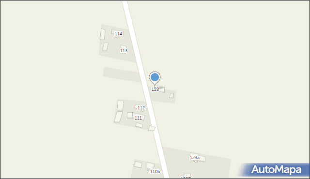 Witów, Witów, 123, mapa Witów