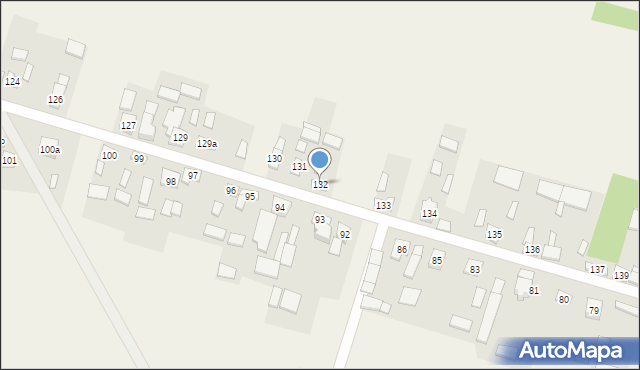 Witów, Witów, 132, mapa Witów