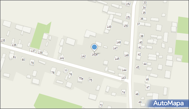 Witów, Witów, 142a, mapa Witów
