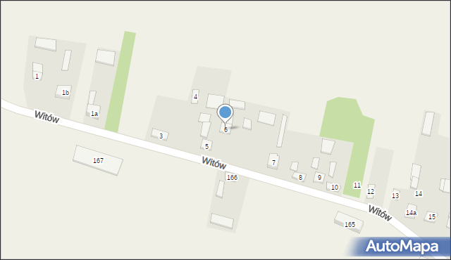 Witów, Witów, 6, mapa Witów