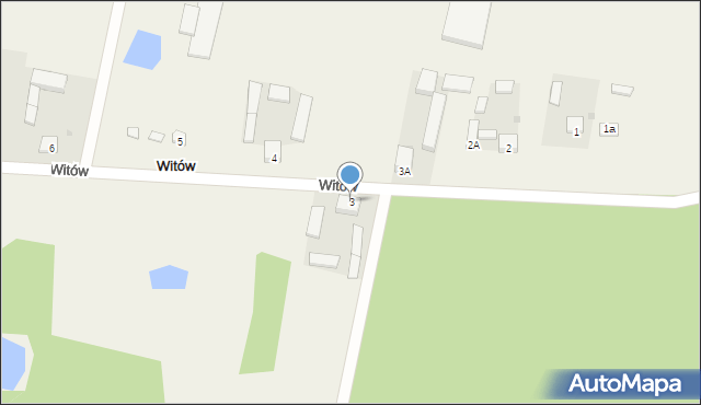 Witów, Witów, 3, mapa Witów