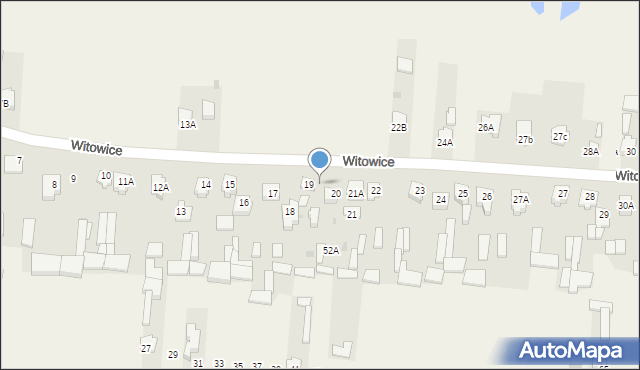 Witowice, Witowice, 19A, mapa Witowice