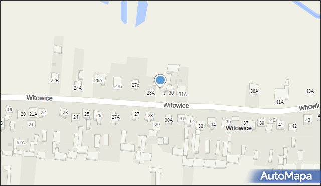Witowice, Witowice, 29a, mapa Witowice