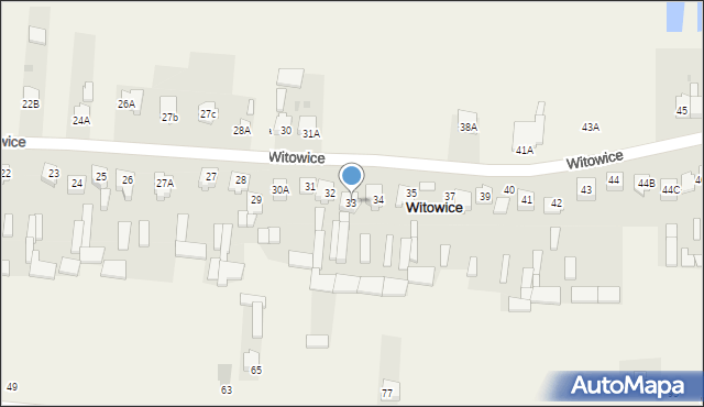 Witowice, Witowice, 33, mapa Witowice