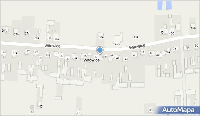 Witowice, Witowice, 38, mapa Witowice