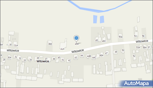 Witowice, Witowice, 43A, mapa Witowice