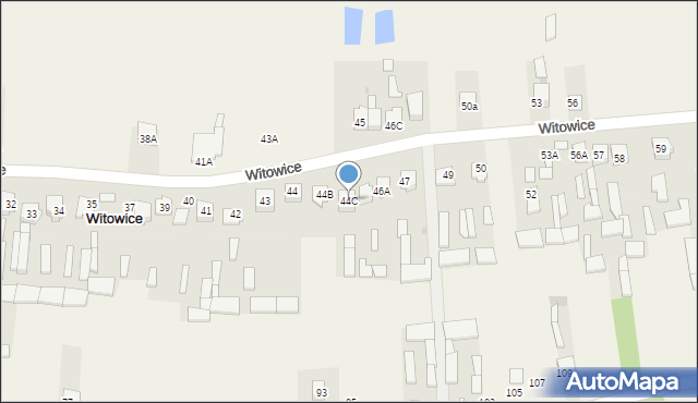 Witowice, Witowice, 44C, mapa Witowice