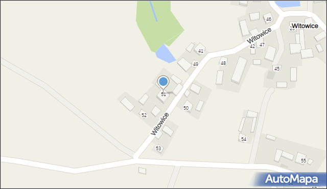 Witowice, Witowice, 51, mapa Witowice