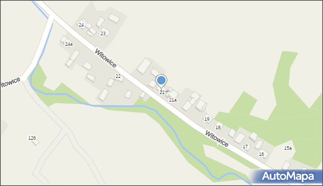 Witowice, Witowice, 21, mapa Witowice