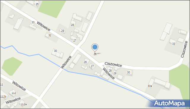 Witowice, Witowice, 26, mapa Witowice