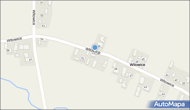 Witowice, Witowice, 50a, mapa Witowice