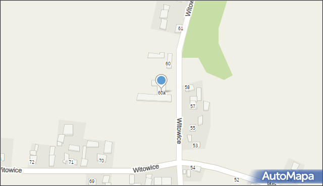 Witowice, Witowice, 60a, mapa Witowice