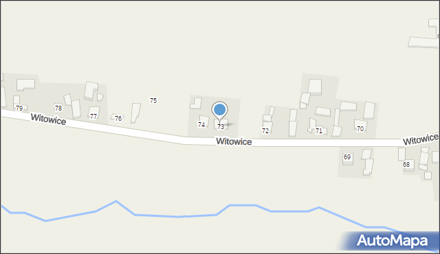 Witowice, Witowice, 73, mapa Witowice
