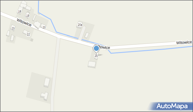 Witowice, Witowice, 21, mapa Witowice
