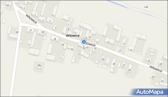 Witowice, Witowice, 31, mapa Witowice