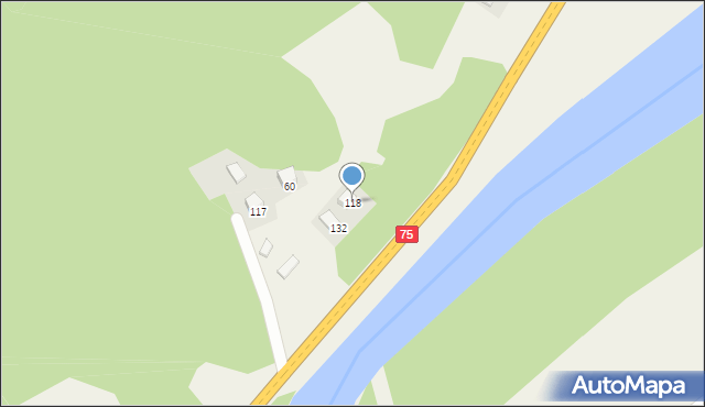 Witowice Dolne, Witowice Dolne, 118, mapa Witowice Dolne