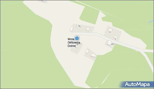 Witowice Dolne, Witowice Dolne, 76, mapa Witowice Dolne