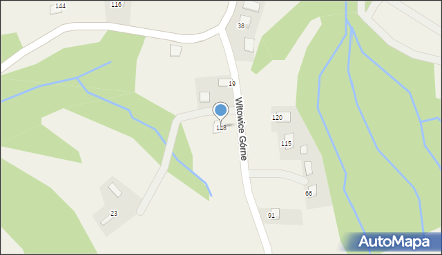 Witowice Górne, Witowice Górne, 148, mapa Witowice Górne