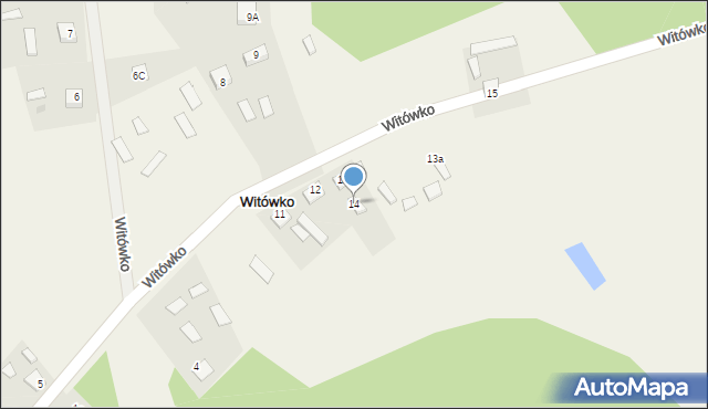 Witówko, Witówko, 14, mapa Witówko