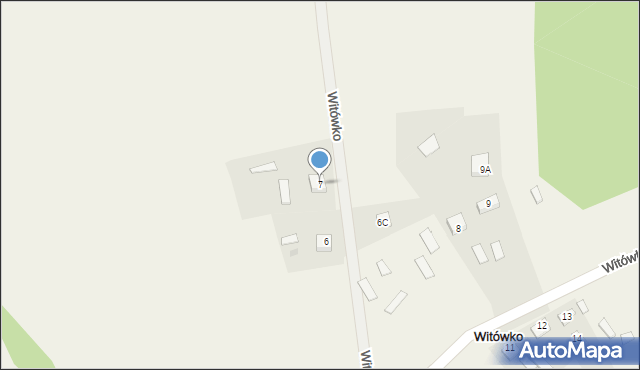 Witówko, Witówko, 7, mapa Witówko