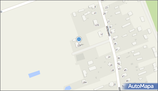 Witowo, Witowo, 12d, mapa Witowo