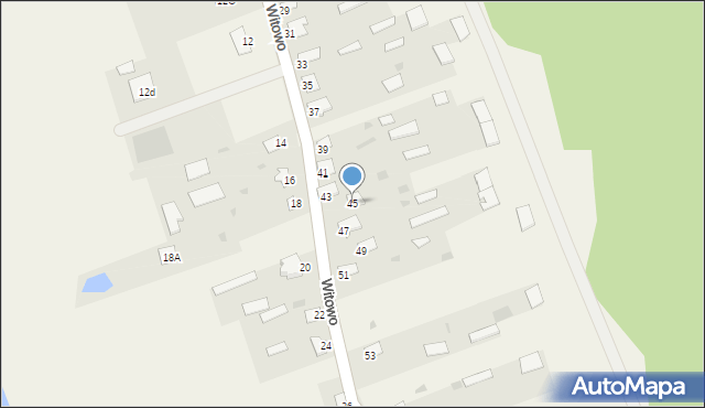 Witowo, Witowo, 45, mapa Witowo