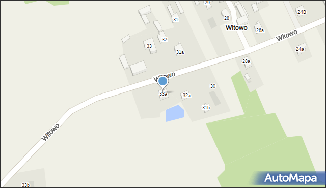 Witowo, Witowo, 33a, mapa Witowo