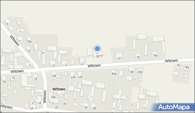 Witowo, Witowo, 14, mapa Witowo