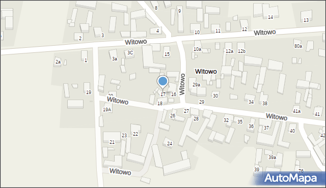 Witowo, Witowo, 17, mapa Witowo