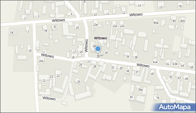 Witowo, Witowo, 29, mapa Witowo