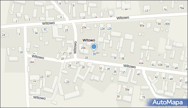 Witowo, Witowo, 30, mapa Witowo