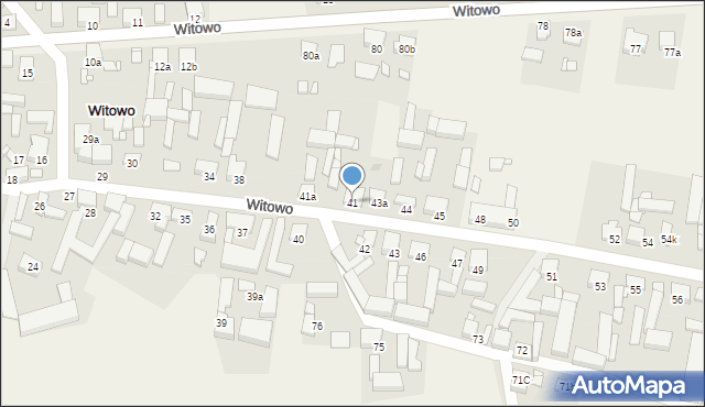 Witowo, Witowo, 41, mapa Witowo