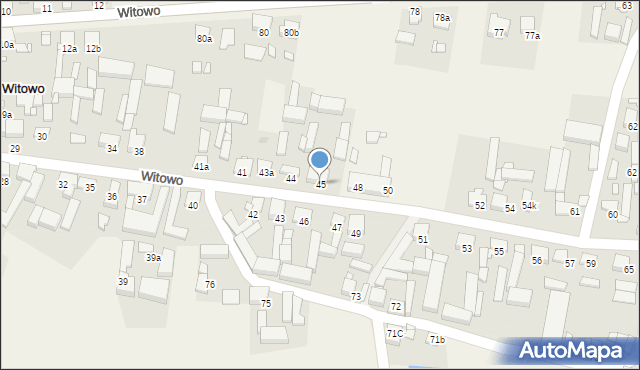 Witowo, Witowo, 45, mapa Witowo