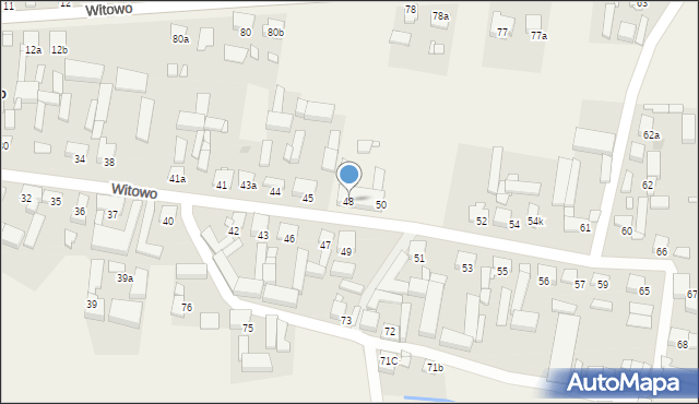Witowo, Witowo, 48, mapa Witowo