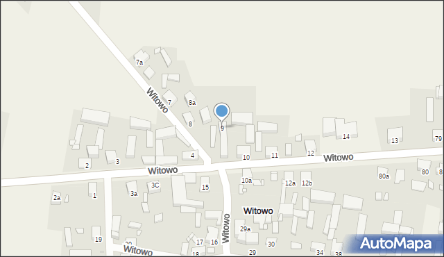 Witowo, Witowo, 9, mapa Witowo