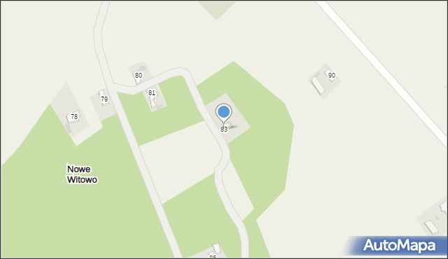 Witowo, Witowo, 83, mapa Witowo